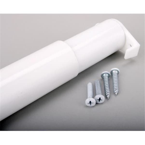 John Sterling 48in. To 72in. White Adjustable Closet Rod RP0021-48-72 RP0021-48/72 - main